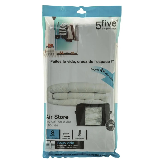 Housse rangement sous vide 40x40x15cm "Air-Store"
