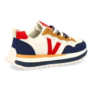 Zapatilla hombre casual con contrastes