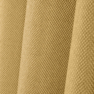 Rideau occultant doublure polaire - Jaune moutarde