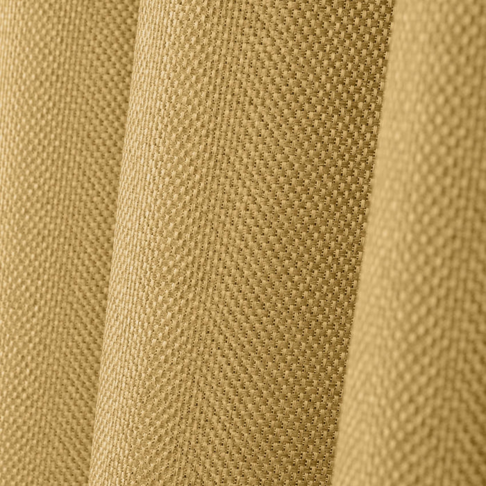 Rideau occultant doublure polaire - Jaune moutarde