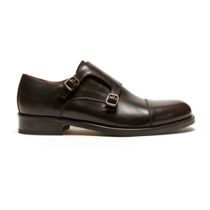 Monk strap British Passport testa di moro