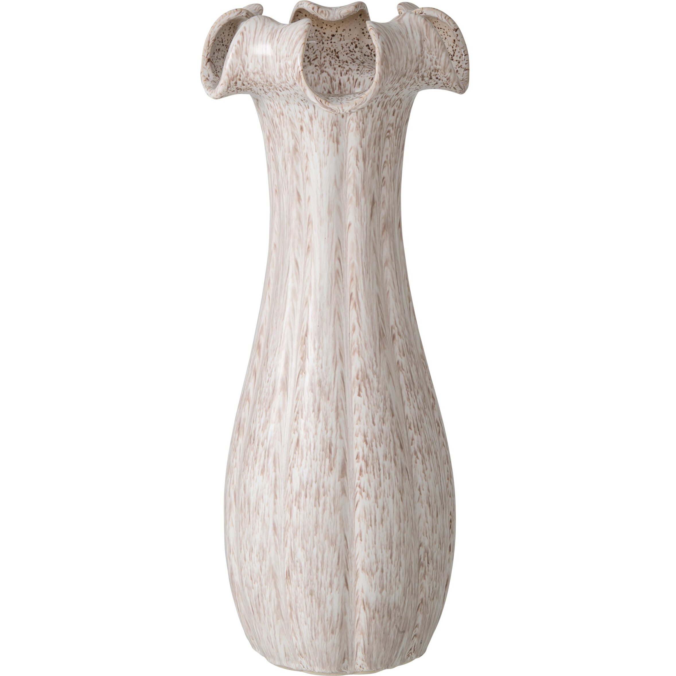 J-Line vase - argile/glace - beige clair - large