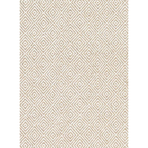 Tapis kilim fait main en laine motif géométrique MIPA