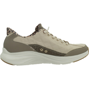Sneakers De  Mujer 183015 Beis
