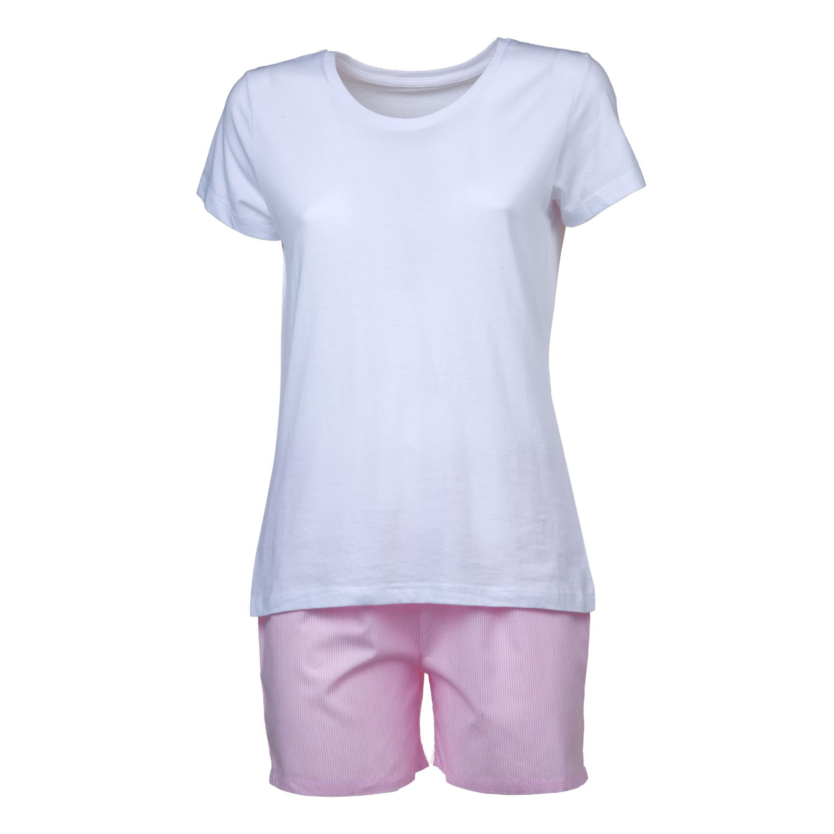 Pigiama leggero DONNA righe rosa