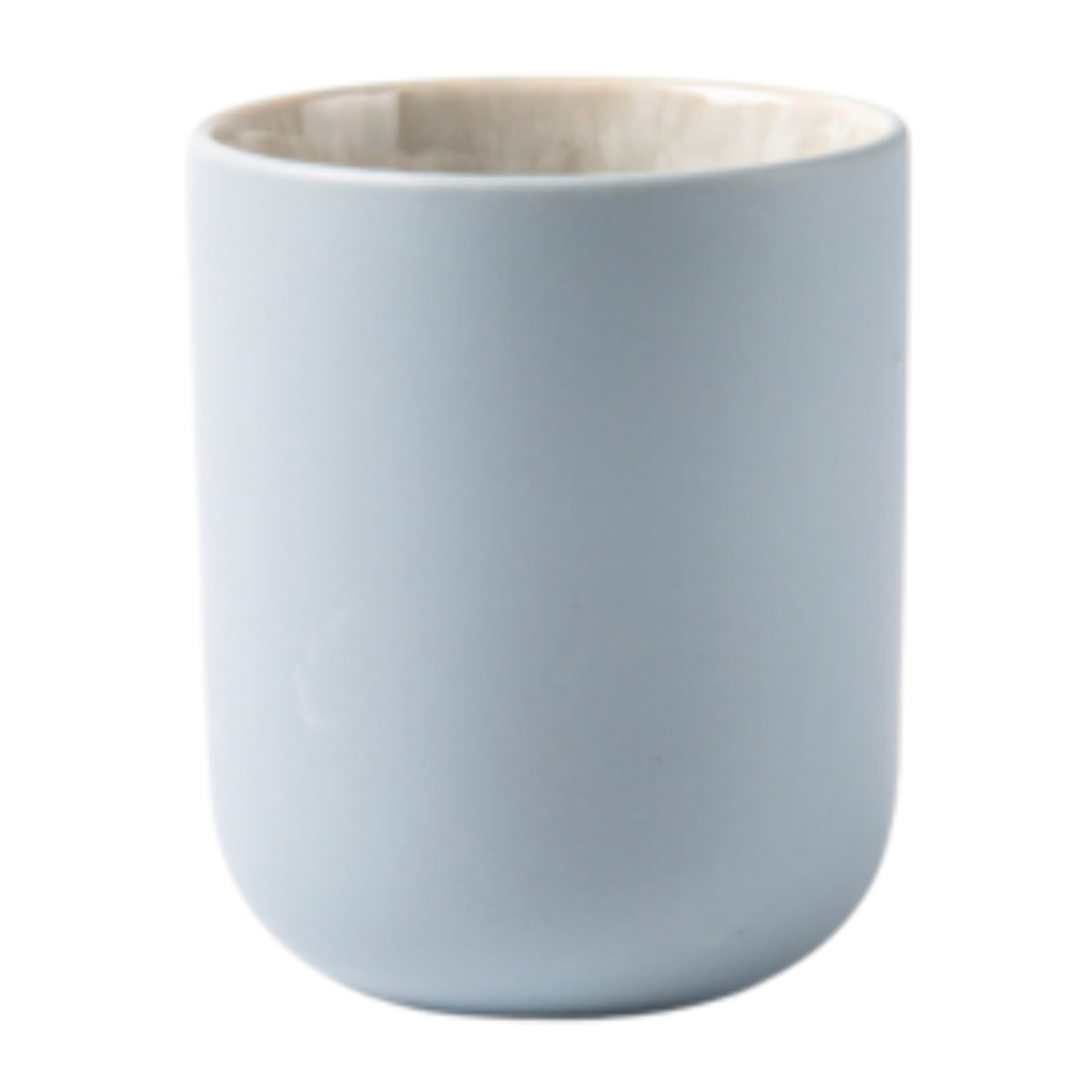 Lot de 4 tasses bleu - "iris"