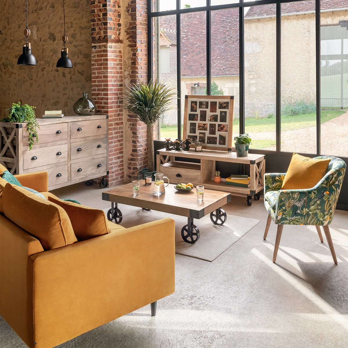 Statuette singe - résine - noir - H17 - 5 cm