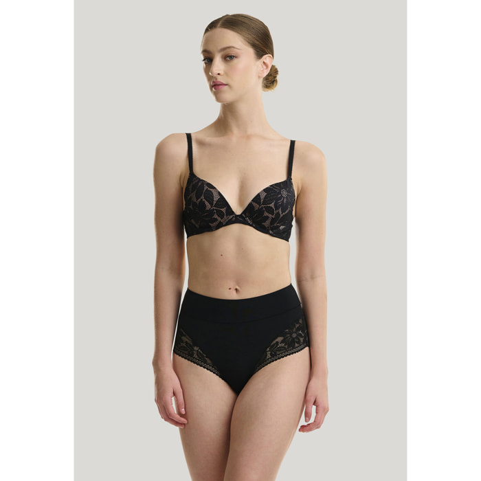 Slip Lace High Waist Brief