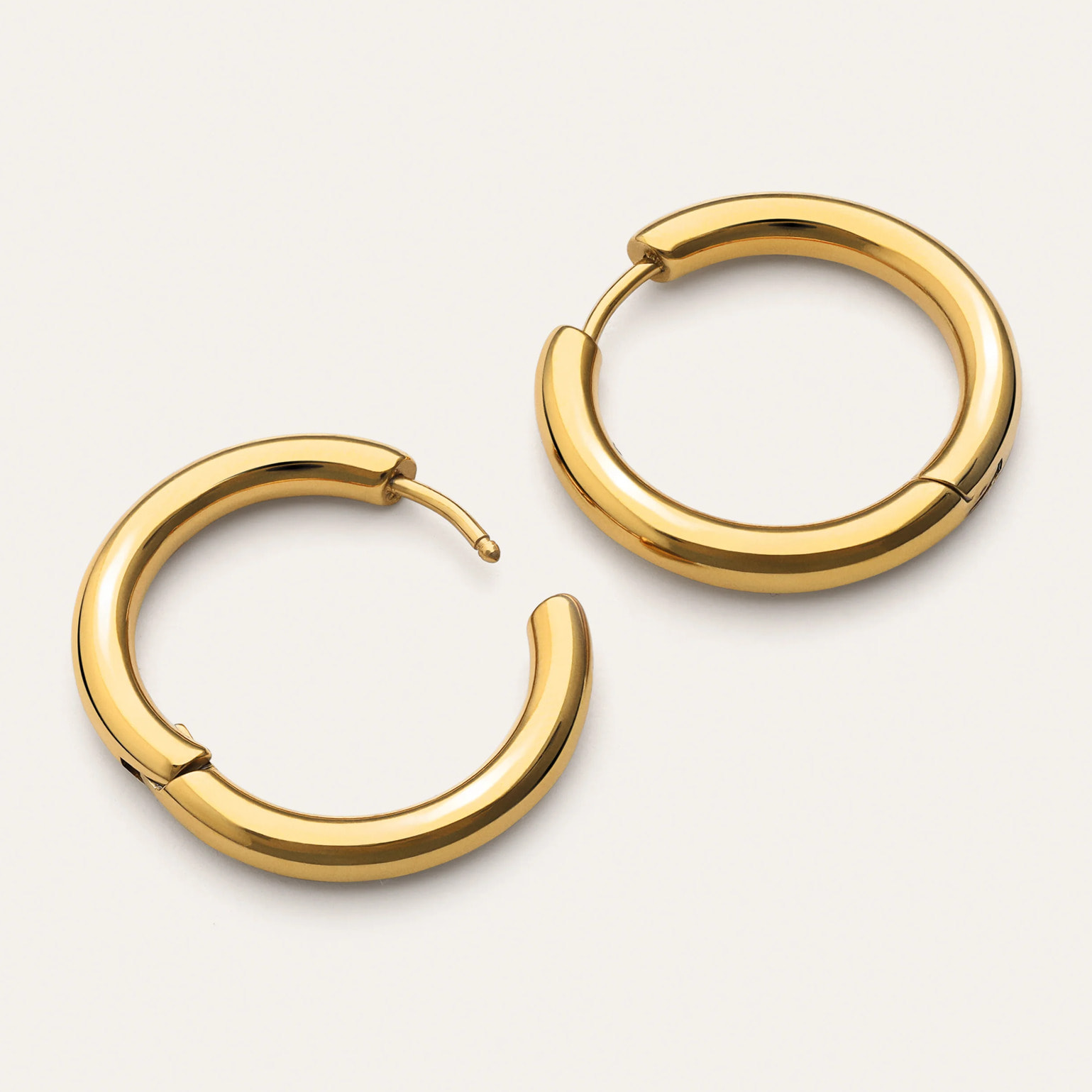 Pendientes Aro Carmen M Acero Baño Oro