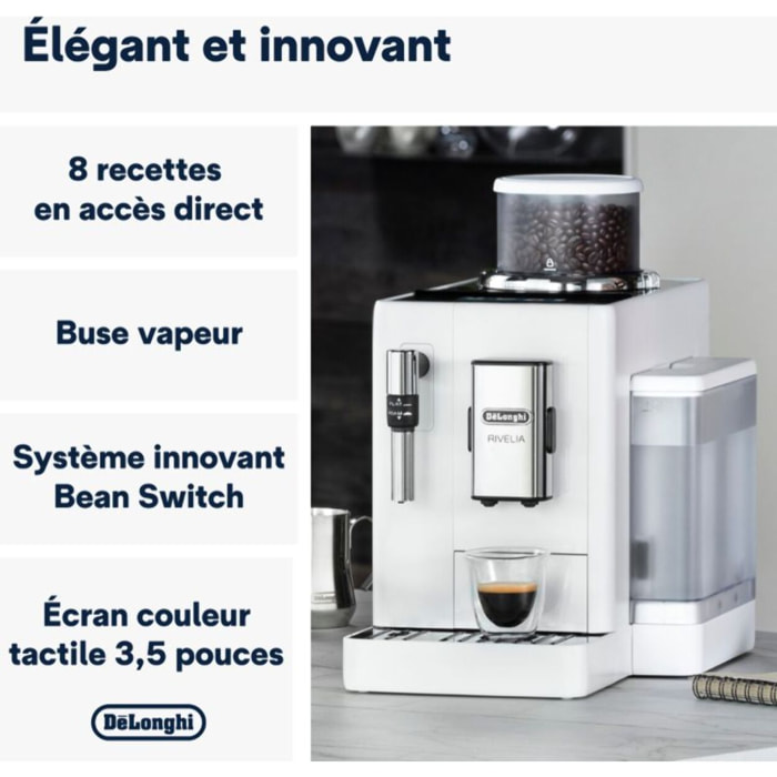 Expresso Broyeur DELONGHI FEB4435.W Rivelia Blanche
