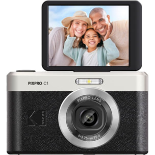 Appareil photo Compact KODAK Pixpro C1 Black + Micro SD 16Go