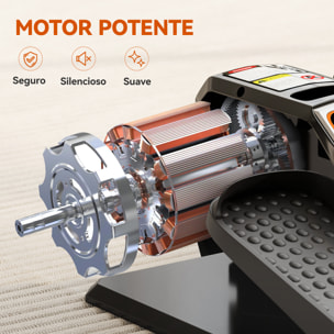 Mini Elíptica Eléctrica para Personas Mayores con 12 Velocidades, Modo Manual y Automático, Control Remoto, Pedaleador Eléctrico Silencioso Portátil con Pantalla LED y Pedales Antideslizantes