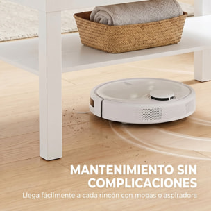 Mesa de Centro, Mesa de Café para Salón con Estante Abierto, Tablero Grueso, para Sala de Estar, Comedor, Oficina, 90x45x44,5 cm, Blanco