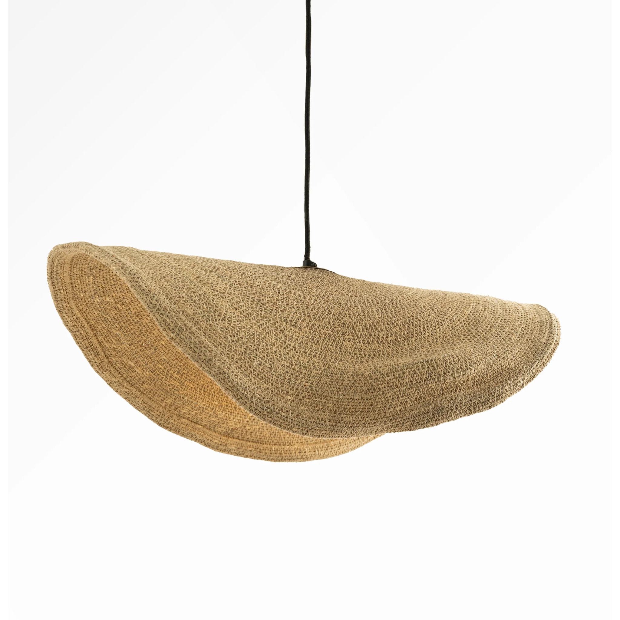 Suspension en matière naturelle et métal 61 cm - Maho