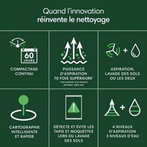 Robot Aspirateur Laveur IROBOT Roomba 205 Combo DustCompactor L121040