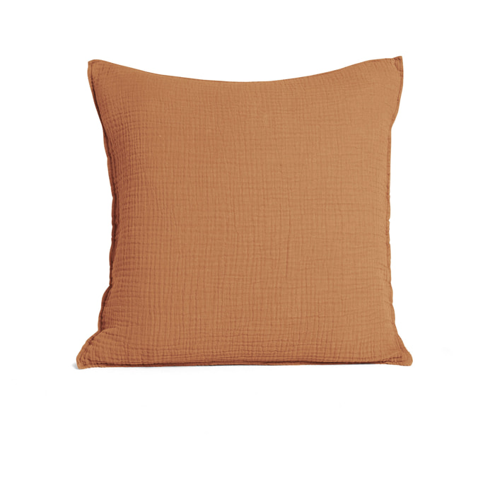 Housse de coussin en gaze de coton, SIMPLEMENT GAUFRÉ