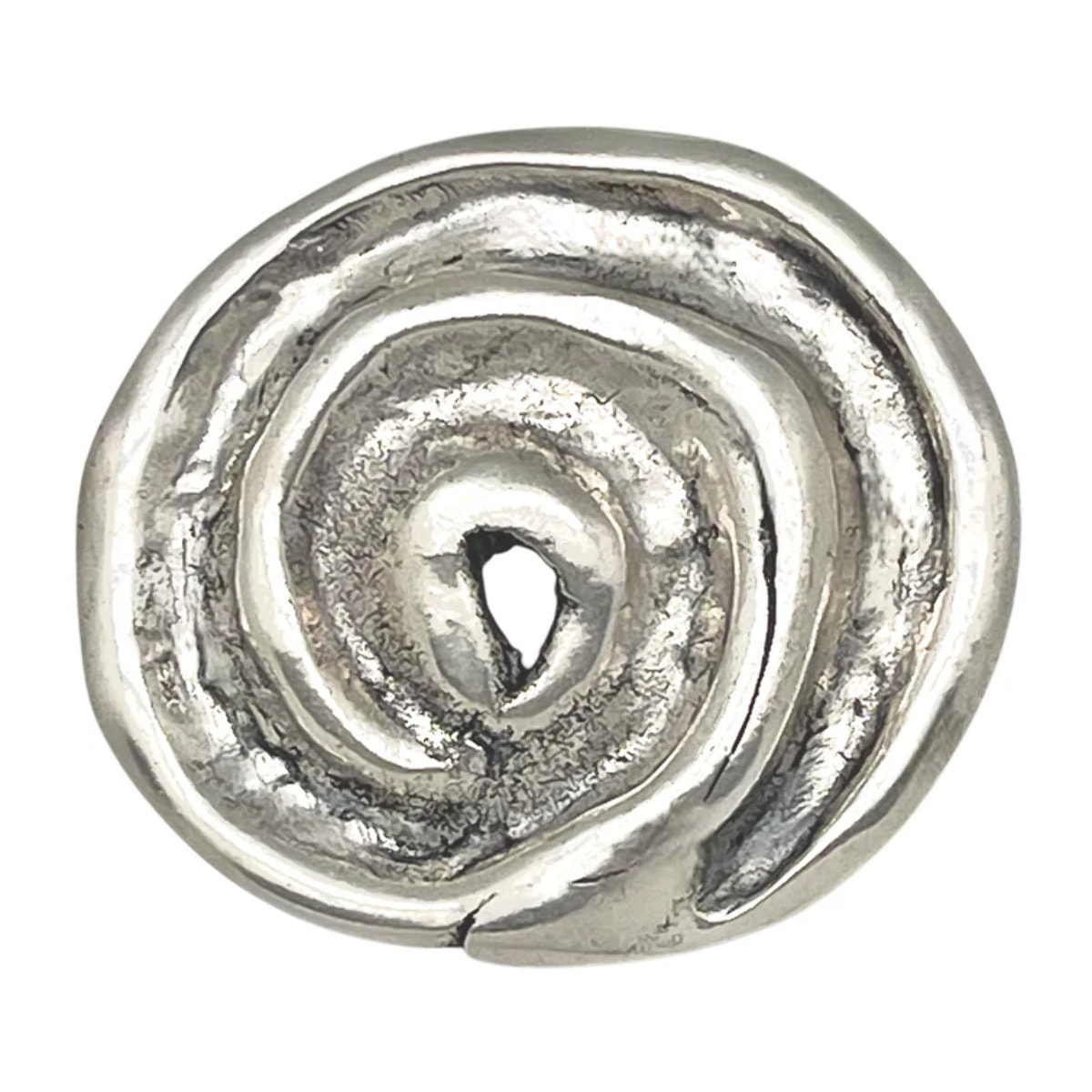 Broche Señales en plata 10µ diseño Gloria Mago envejecido vintage