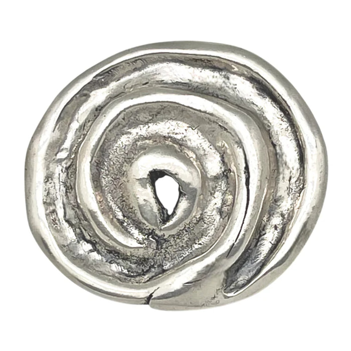 Broche Señales en plata 10µ diseño Gloria Mago envejecido vintage