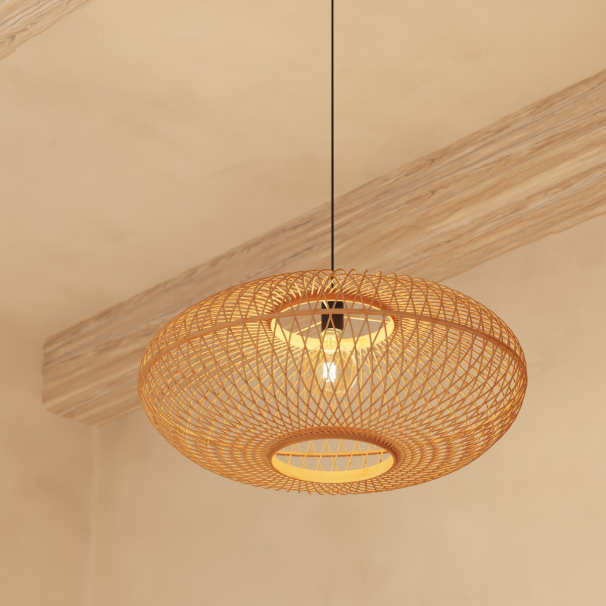 Suspension "Loren" bambou D60cm