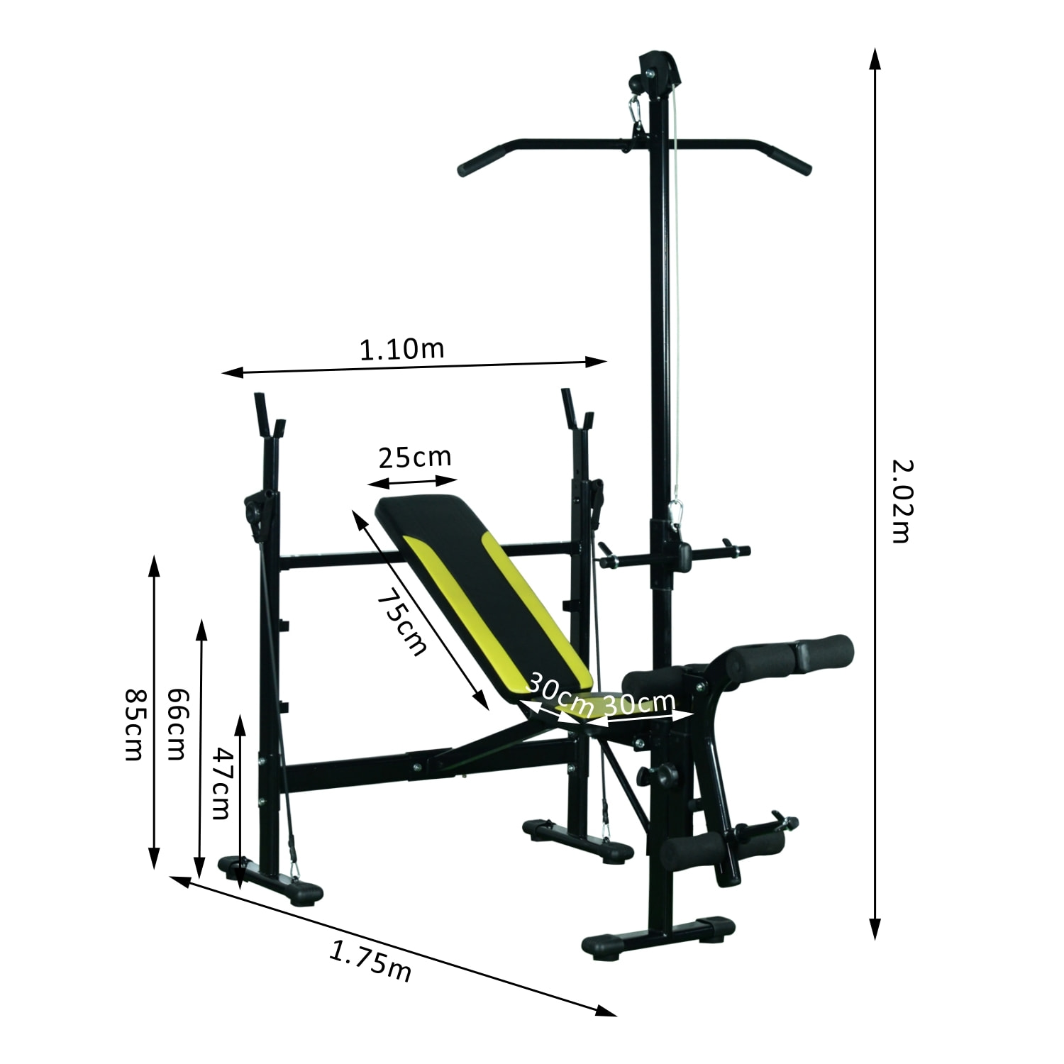 Banc de musculation complet