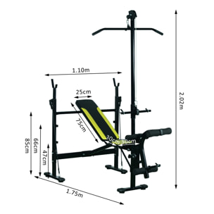 Banc de musculation complet