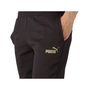 Pantaloni Puma ESS+ Glitter Logo Pants Nero