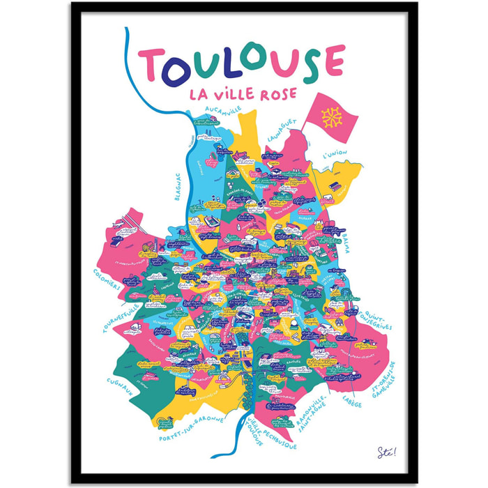 Affiche - Toulouse - Sté!