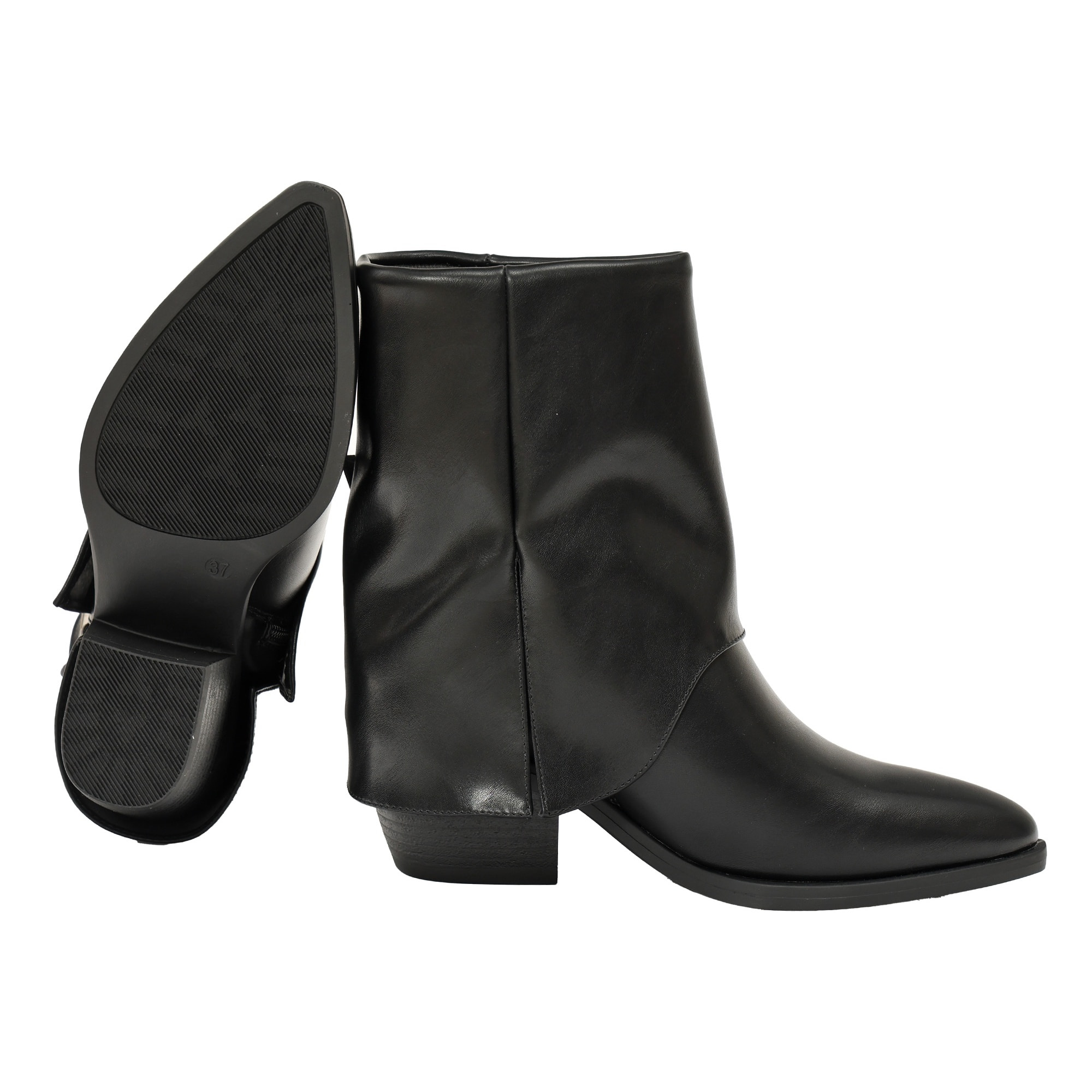 Stivaletto in simil pelle con fibbia