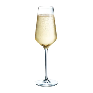 4 copas de champán 21 cl Ultime - Cristal d'Arques