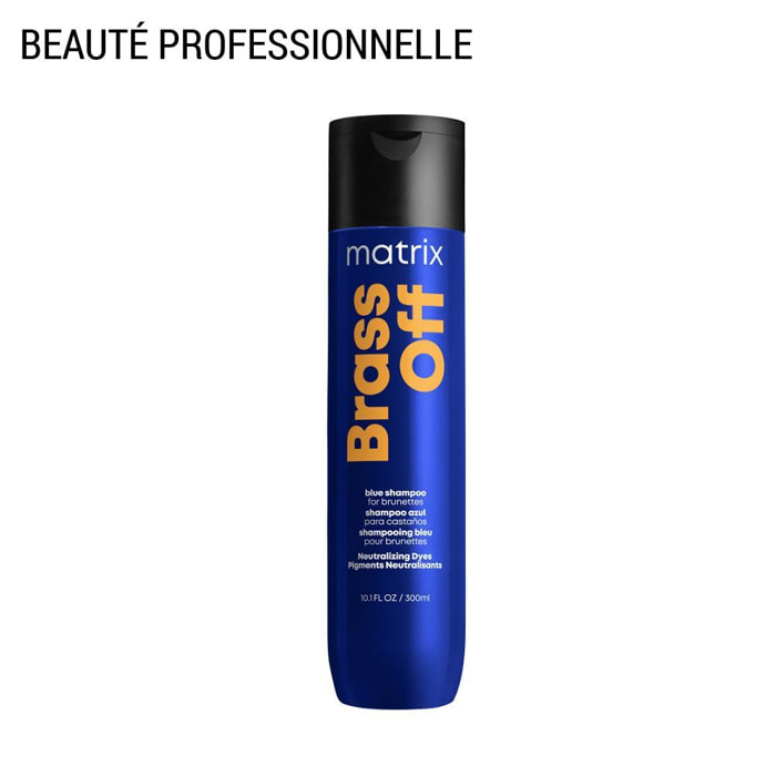 Brass Off - Shampoing Bleu Neutralisant de Reflets Indésirables Orangés Cuivrés