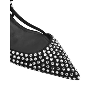 PHILIPP PLEIN Suede Slingbacks Skull Belts 9