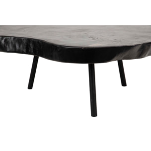 Mesa Centro Madera Nogal Negro 90x77x40 Cm