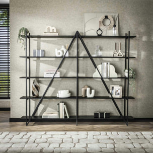 Grande étagère de salon moderne 220 cm RALF