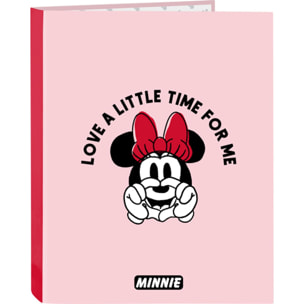 Carpeta folio 4 ani.mixtas minnie mouse "me time"