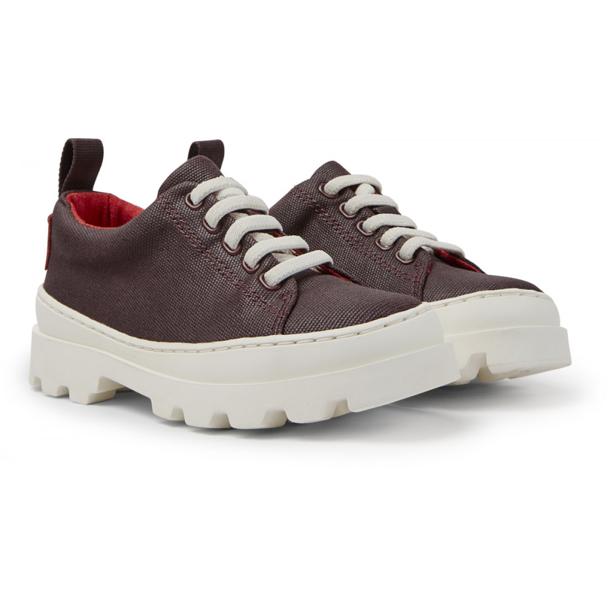 CAMPER Sapo Garnet/Brutus Houston - Sneakers Zapatillas Burdeos Infantil Unisex