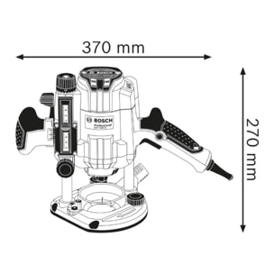 Défonceuse 1250W GOF 1250 CE - BOSCH - 0601626000
