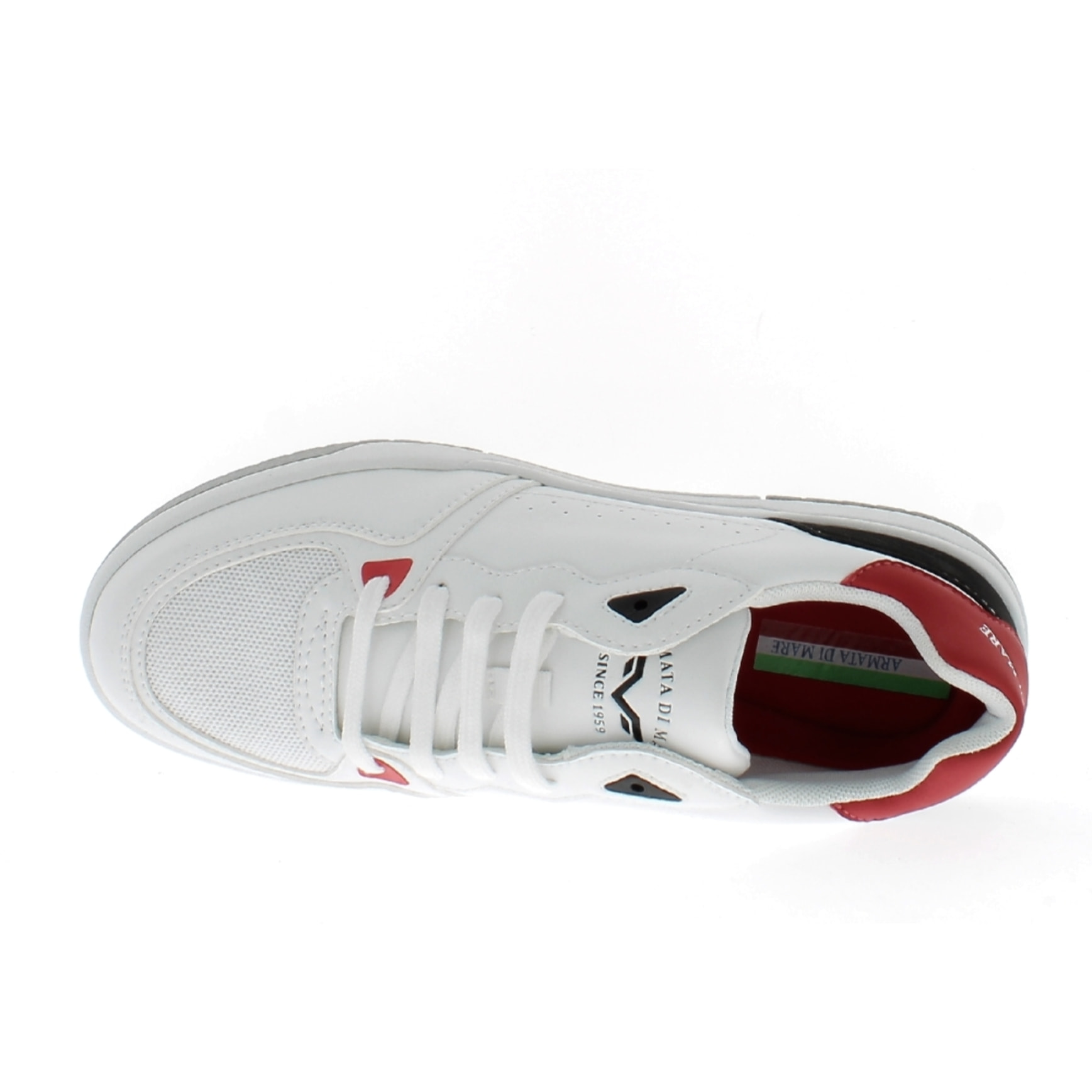 Armata di Mare Scarpe Uomo Sneakers Casual Stringate con Soletta Rimovibile in Memory Foam AMU S24D557 Off White