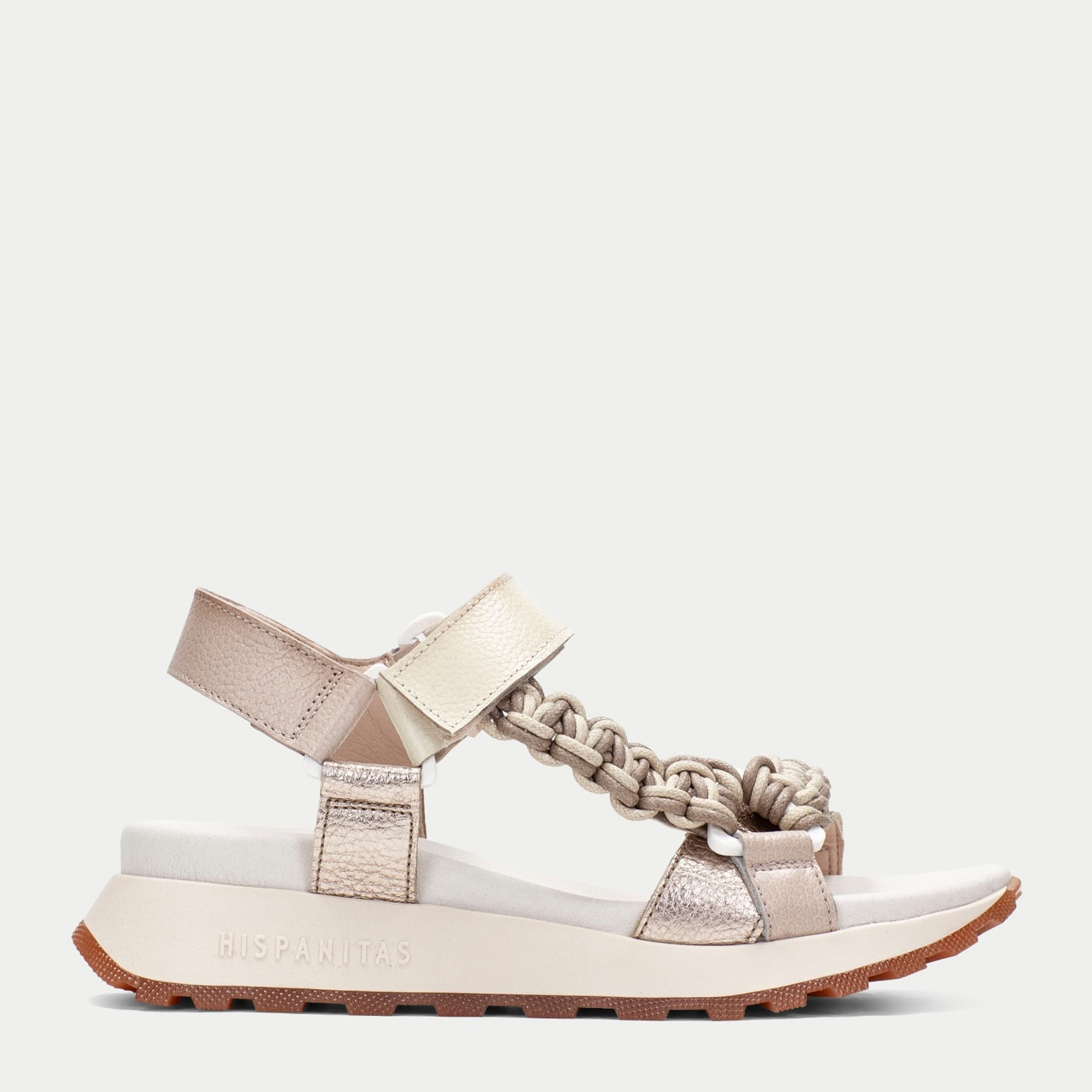 Sandalia Sport Maui Taupe 4,5 cm