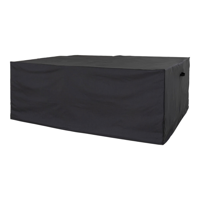 Telo Protettivo Luxury per Tavolo con 6 Sedie — Nero 155×235×95 cm