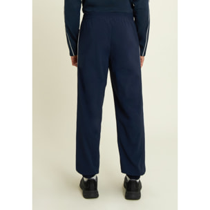 Pantaloni sportivi in nylon stretch con cucitura a contrasto