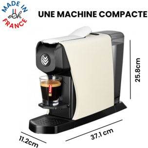 Cafetière à dosette MALONGO EOH CREME PASTEL