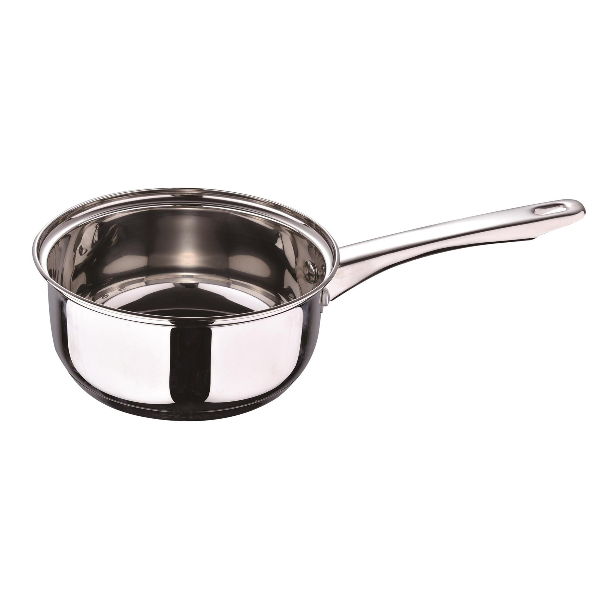 juego de batería de cocina de 7 piezas en acero inoxidable con bases de inducción y mangos ergonómicos