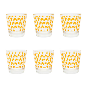 Set 6 Bicchieri Excelsa – Enjoy, Vetro Giallo