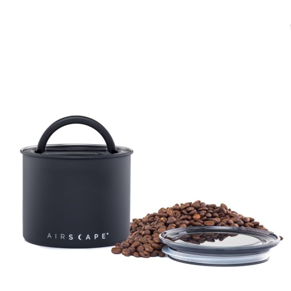 Boite à café AIRSCAPE métal 250gr Noir mat