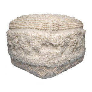 Tabouret semi artisanal en laine SEDE