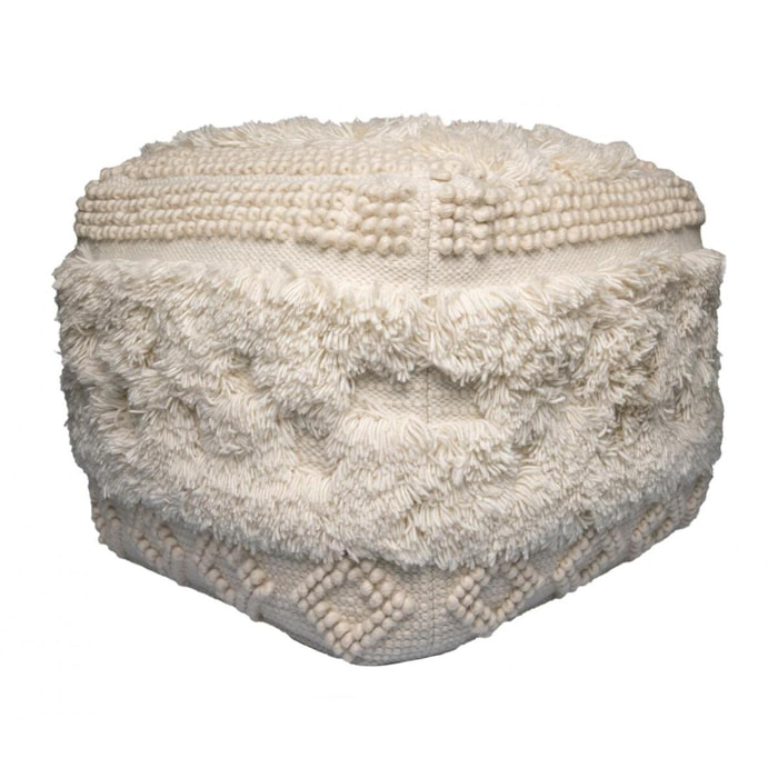 Tabouret semi artisanal en laine SEDE