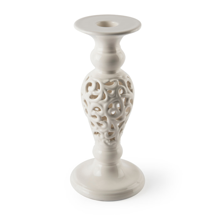 Candeliere Excelsa – White Home, Ceramica, Bianco