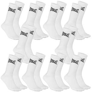 Set de 10 pares de calcetines everlast blancos talla