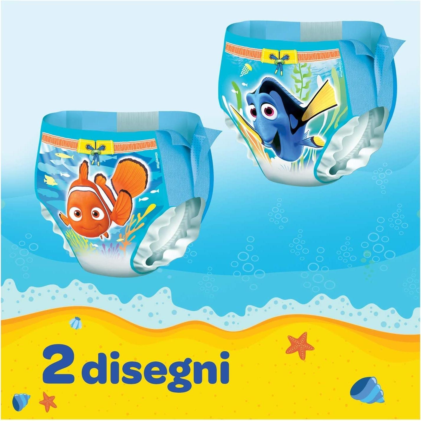 Huggies Litte Swimmers Pannolini Costumino Taglia 2/3 S - Pacco Grande da 20 Pannolini unisex Huggies