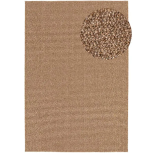 LUMEN Alfombra lavable lisa con bucles Natural, varias medidas disponibles.